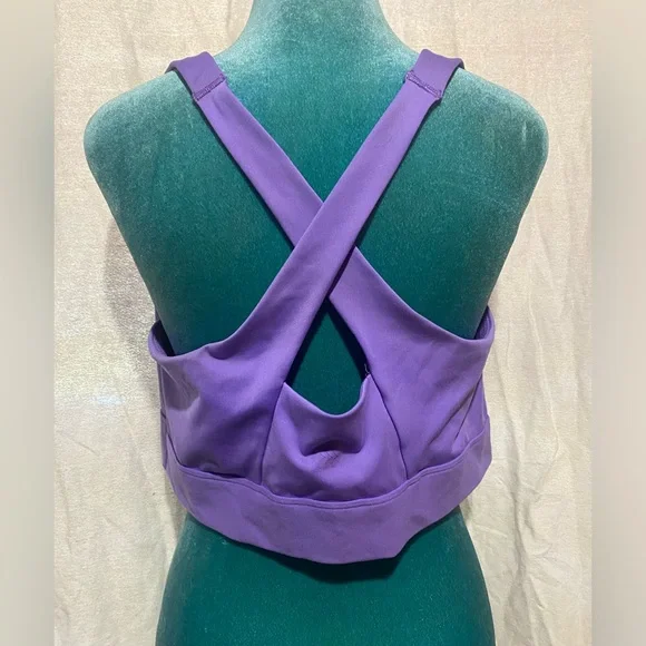 All in motion: purple sports bra - Picture 4 of 5
